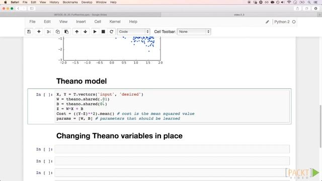 Optimizing a Simple Model in Pure Theano (Deep Learning with Python) смотреть онлайн