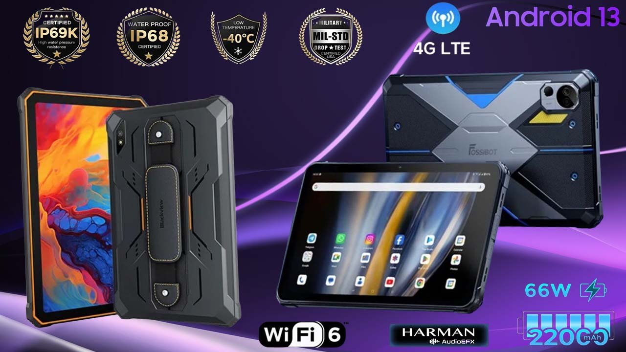 ТОП 7 - ЗАЩИЩЕННЫХ ПЛАНШЕТОВ смотреть онлайн