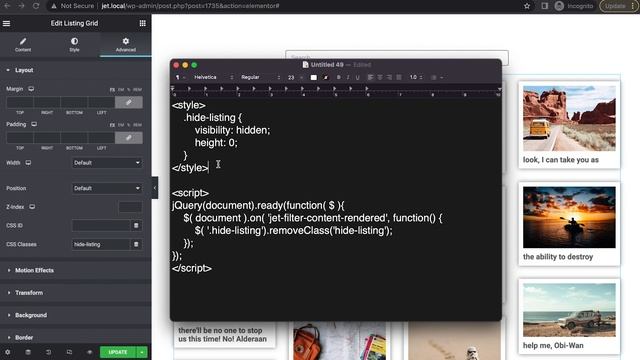 How To Hide Listing Grid Before Dynamic Filtering? | JetEngine & JetSmartFilters