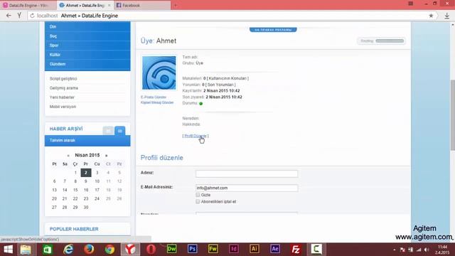 Datalife Engine ( DLE ) Ders 13 - Kullanıcı Paneli Kontrolleri смотреть онлайн