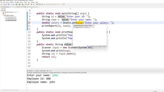 Java Value Returning Methods | Java Multiple Parameters | Java Tutorial смотреть онлайн
