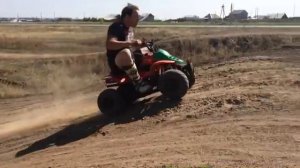 прыжок на детском квадроцикле IRBIS ATV50