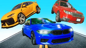 ПОГОНЯ и ПРЫЖКИ Реальных ТАЧЕК в GTA 5