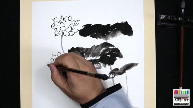 Traditional Chinese Painting of Lotus Learn Chinese Painting смотреть онлайн