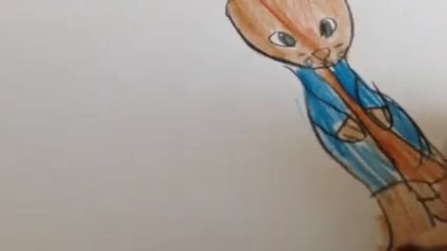 Как нарисовать кролика Питера из мультфильма кролик Питер )))) смотреть онлайн