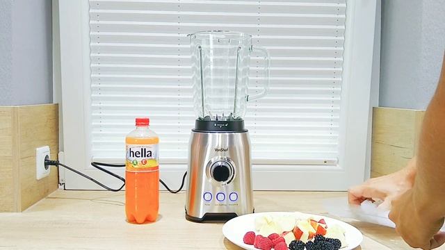 VonShef Mixer glass jar blender 1000W Smoothie maker ice crusher Standmixer Mixeur смотреть онлайн