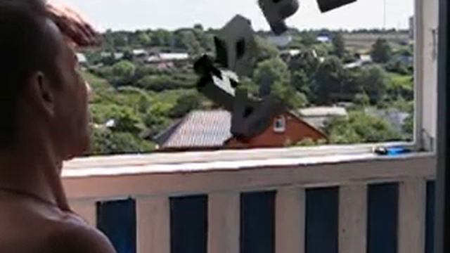 совмещение видео и 3D D в 3dMax. Пробная попытка (2005 г.)