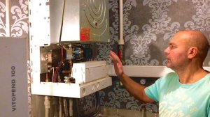 Замена циркуляционного насоса в котле Viessmann Vitopend 100 на аналог. Wilo, DAB, Grundfos на Oasi