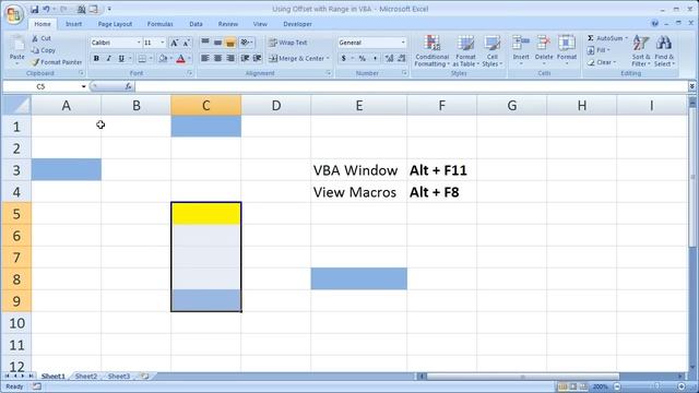 Excel Macro VBA Tip 16 - Using Offset in Excel Macros and VBA смотреть онлайн