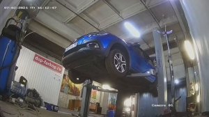 Установка фаркопа на Renault Sandero Stepway 2021 год. Leader Plus, арт. R114-A