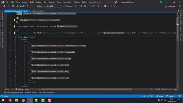 RASTREADOR DE PREÇOS com ASP.NET CORE MVC 3.1 - Parte 12 - View Detalhes Produto смотреть онлайн