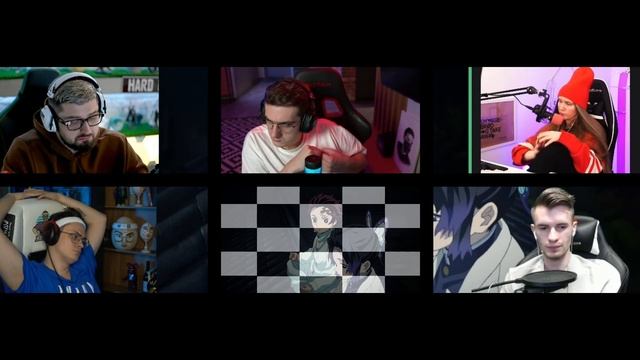 Реакция стримеров, разговор Танджиро и Шинобу, аниме клинок, рассекающий демонов /Kimetsuno Yaiba смотреть онлайн