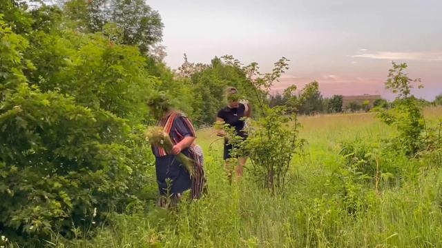 ЕЗДИЛИ КОСИТЬ ТРАВУ. ПОДГОТОВКА К ТРОИЦЕ. смотреть онлайн