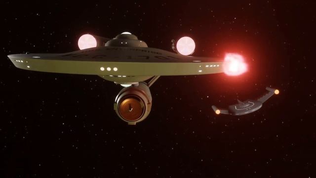 Star Trek - TOS Enterprise & Romulan Bird of Prey Ship - Blender 2.8 смотреть онлайн
