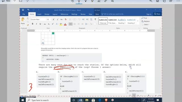 JAVA - Lesson #30 - APCSP Maze Practice Quiz #1 смотреть онлайн