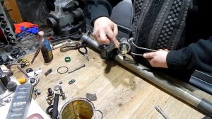 Audi 100 c4 ремонт рейки #3