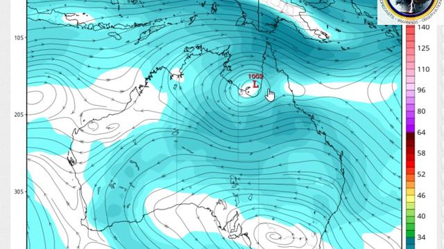 QLD Tropical Low / Cyclone forecast update 22/12/15 смотреть онлайн