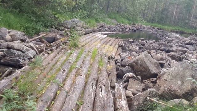 Место где сплавляли лес лоток и разрушенная плотина смотреть онлайн