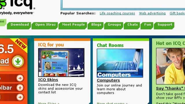 Смена пароля ICQ (с помощью сайта www.icq.com) (iicq.ru) смотреть онлайн