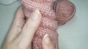 110❤Гетры двумя спицами.❤Эстонская спираль .