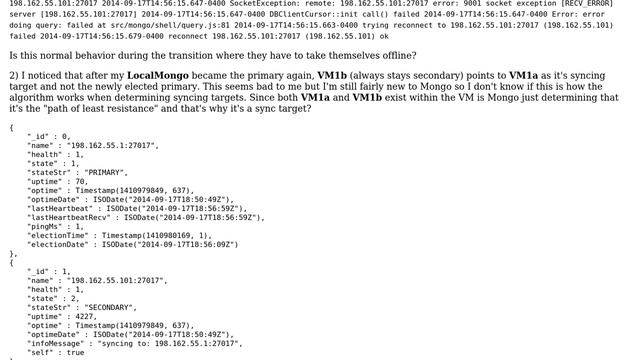 Databases: MongoDB - Replica sets - Syncing and DC issue смотреть онлайн