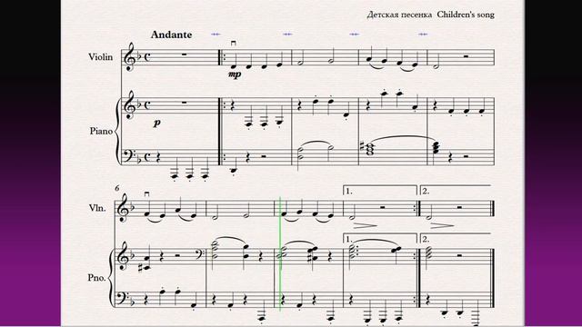 Утренняя зорька 39 Morning dawn(Скрипка+Ф-но)/(Violin+P-no)Скрипка 1 класс / Violin 1 grade смотреть онлайн