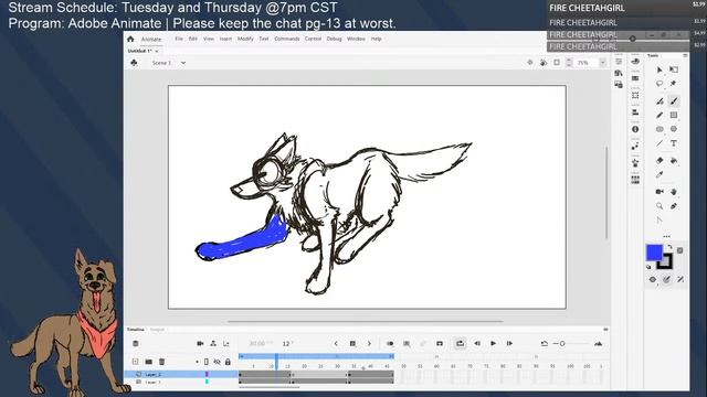 How To Animate A Wolf Run Cycle From Scratch!! смотреть онлайн