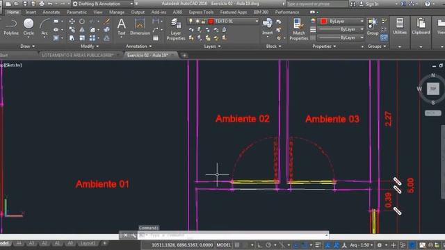 Aula 34 | AutoCad 2016 – Visual style controls (Planta em estilo croqui) смотреть онлайн