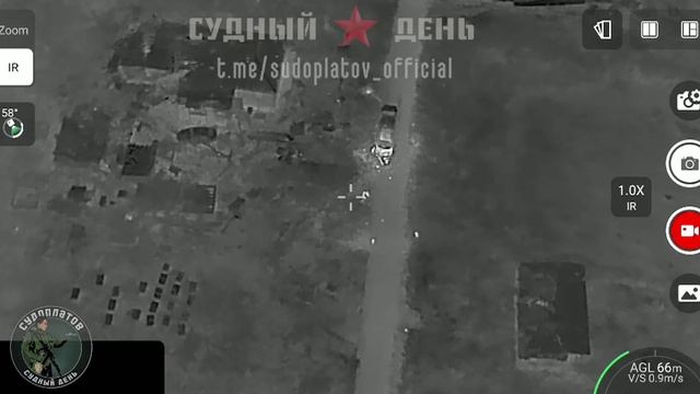 Противник тоже начал применять ночные дроны-камикадзе.