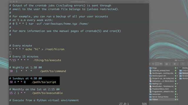 Cron Basics and Tips смотреть онлайн