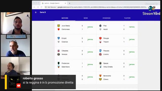 SERIE B: PISA ASCOLI, PORDENONE SALERNITANA, BENEVENTO CHIEVO, PISA ASCOLI, JUVE STABIA CREMONESE смотреть онлайн