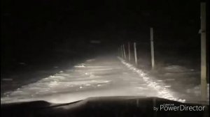 Тойота крузак 200 по снегу.