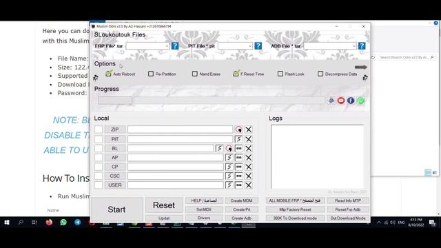 Muslim ODIN FRP Tool V2.0 _ Бесплатный инструмент для обхода FRP в один клик