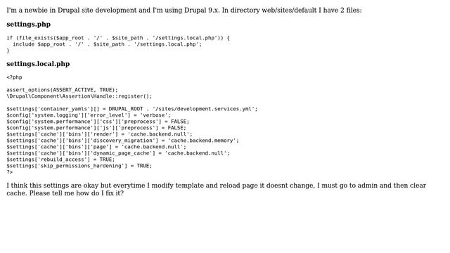 Drupal: Set disabled cache but it's not working смотреть онлайн