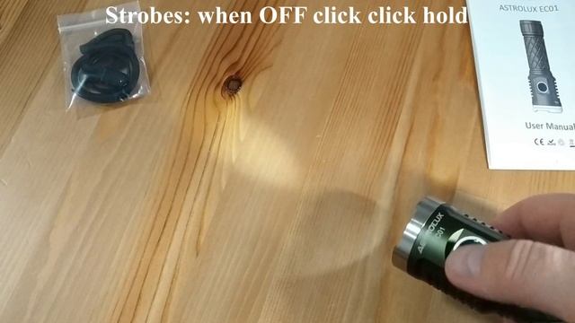 Astrolux EC01 SST40 5000K Green Host Review