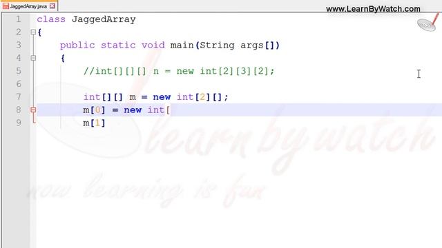 Jagged Array and how to use jagged array in JAVA in Hindi смотреть онлайн