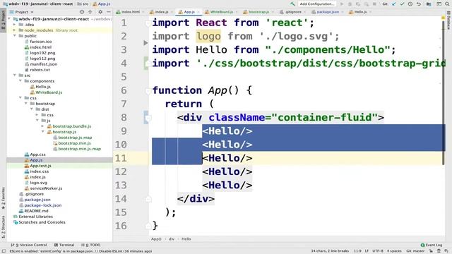 155 Creating a simple React class component смотреть онлайн