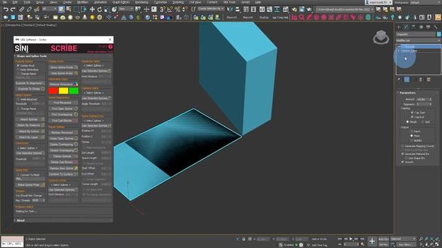Redraw 2D splines in 3ds Max with Scribe смотреть онлайн
