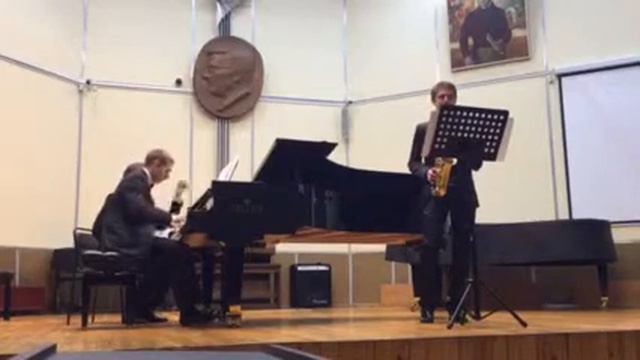 Соната для саксофона и фортепиано смотреть онлайн