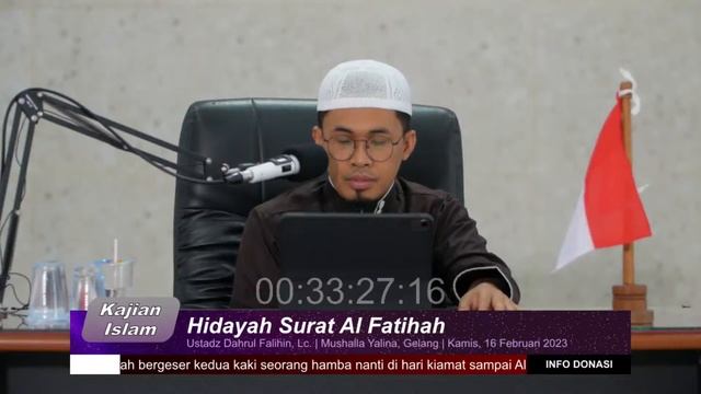 ? LIVE | ? KITAB HIDAYAH SURAT AL FATHAH | Ustadz Dahrul Falihin, Lc. смотреть онлайн