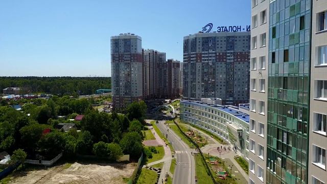 Дневник строительства ЖК "Изумрудные холмы" от Группы "Эталон", июнь 2018г. смотреть онлайн