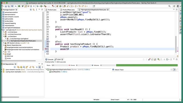 Test Spring Boot REST API using JUnit смотреть онлайн