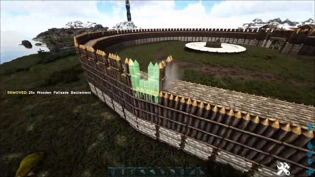 Ark: Fjordur - Viking Town Outer Wall - Speed Build | Ep 1 смотреть онлайн