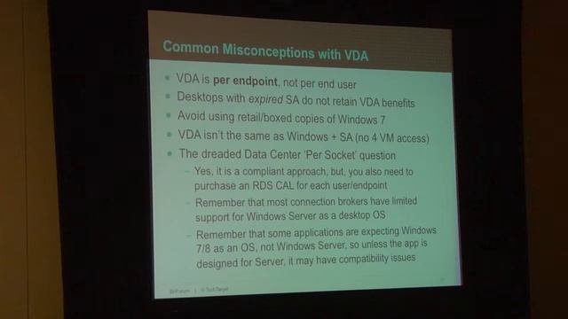 Demystifying Microsoft Licensing for Client Virtualization Environments - BriForum 2012 Chicago смотреть онлайн