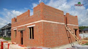 Кирпичный дом 10*10 м. Реальный проект площадью 206 м2, стоимость строительства 2019 г. ООО Проект