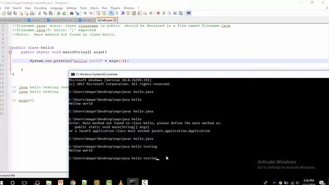 Java Main Method And Command Line Argument Part #3 смотреть онлайн
