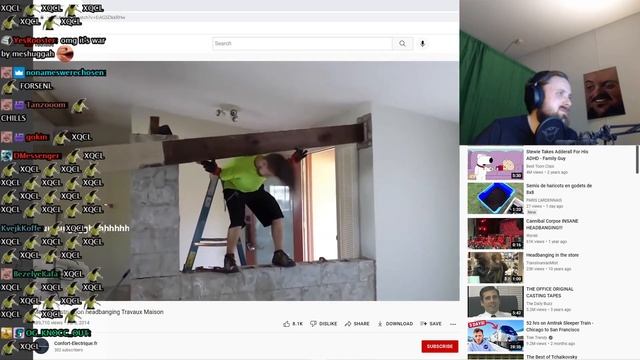 Forsen Reacts to Metal Construction headbanging Travaux Maison смотреть онлайн