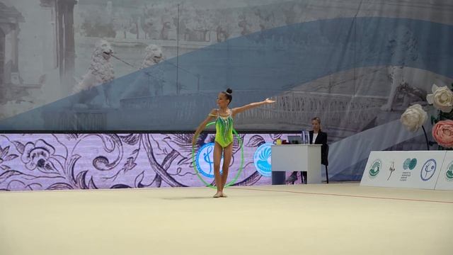 Вера Виноградова (Vera Vinogradova hoop) 2014 г/р обруч смотреть онлайн