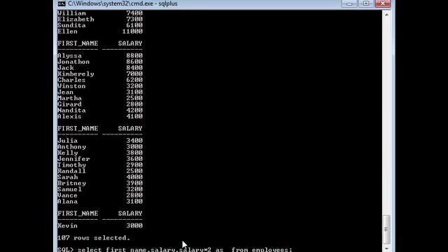 Oracle DBA Lecture 07 Arithmetic Expression смотреть онлайн