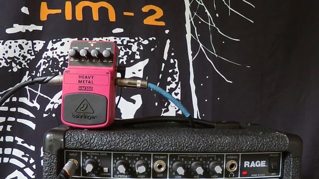 Behringer HM300 + Peavey Rage [Swedish Chainsaw on a budget] HM-2 смотреть онлайн